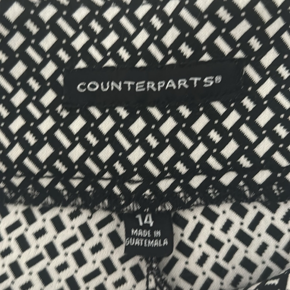 Counterparts pull-on stretch ankle pants. Size 14 - Picture 7 of 7
